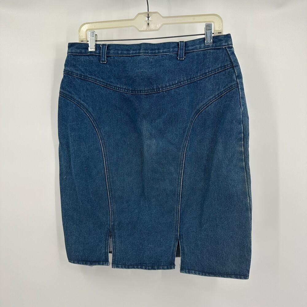Jeanjer‎ Womens Y2K Denim Skirt Size 13/14 Vintage Mini Retro Indi Sleaze